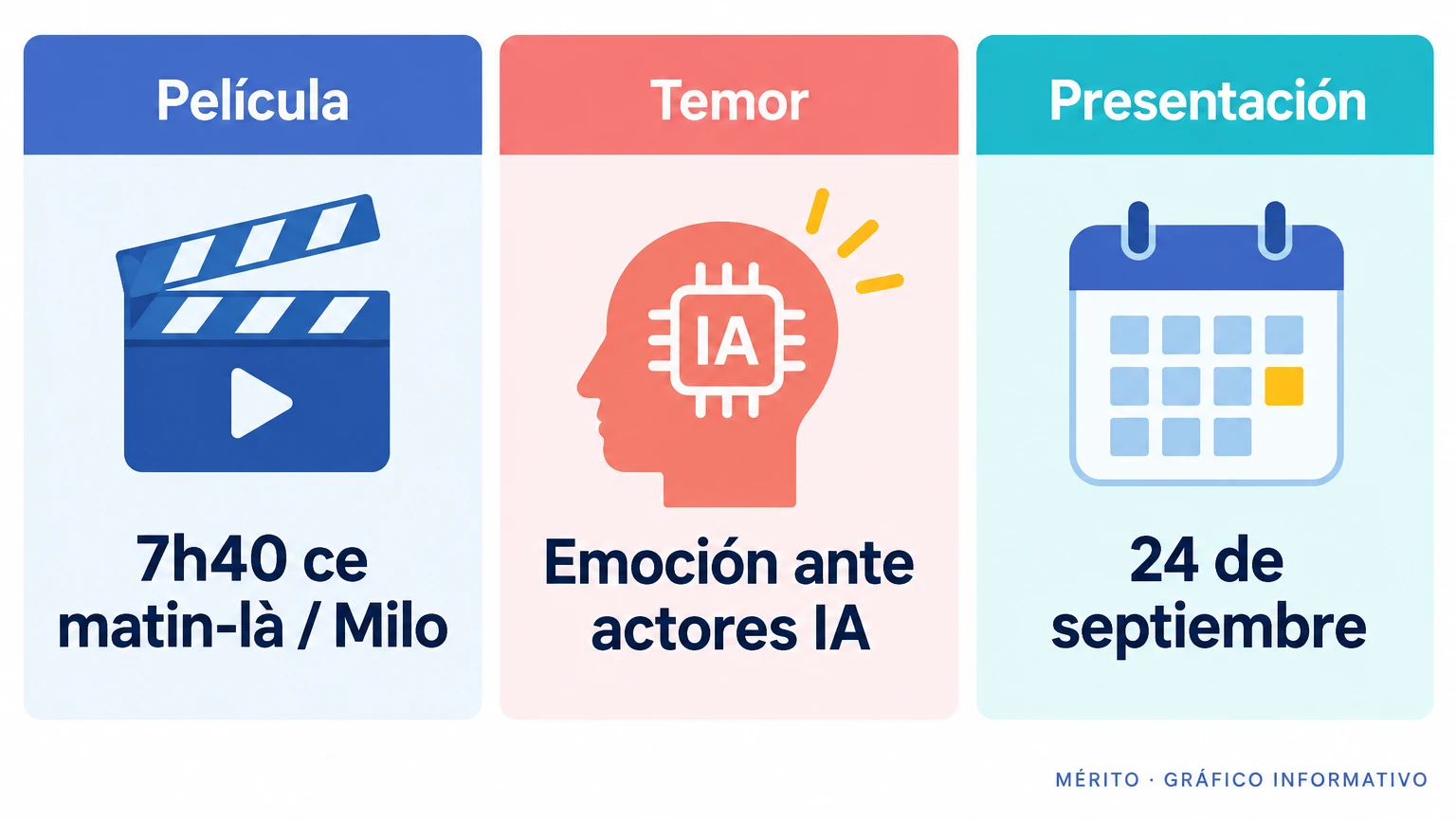Dos datos sobre la comparecencia de Marion Cotillard en San Sebastián: presentó la película 7h40 ce matin-là / Milo y expresó inquietud ante la posibilidad de emocionarse con un actor generado por inteligencia artificial.
