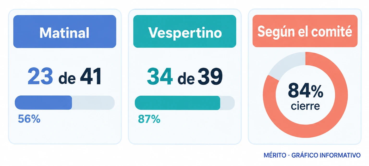 Comparativa de cifras de cierre matinal, vespertino y la estimación sindical en la huelga de bibliotecas.