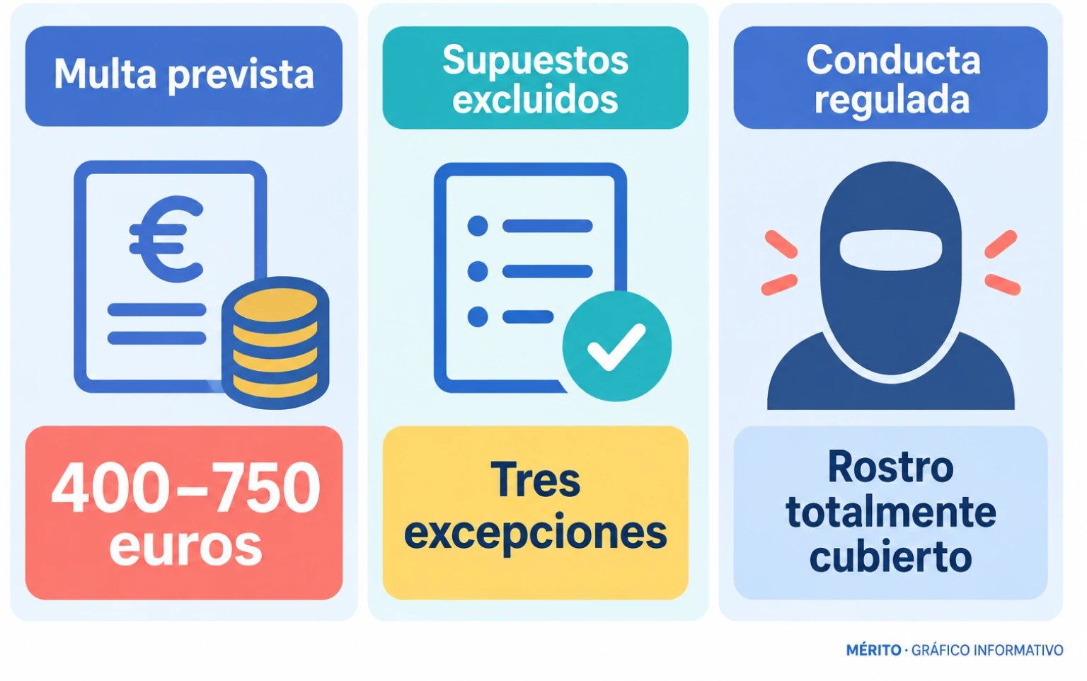 La norma de Lleida prohíbe cubrir totalmente el rostro en espacios públicos, con excepciones y multas de 400 a 750 euros.