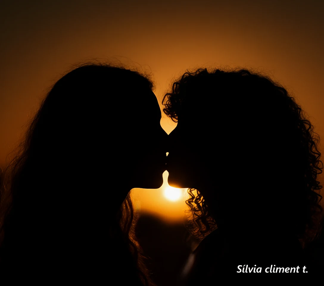 Foto a contra luz intima lgbtiq+