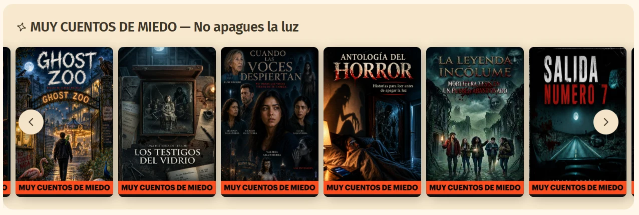 "MUY CUENTOS DE MIEDO - No apagues la luz"
