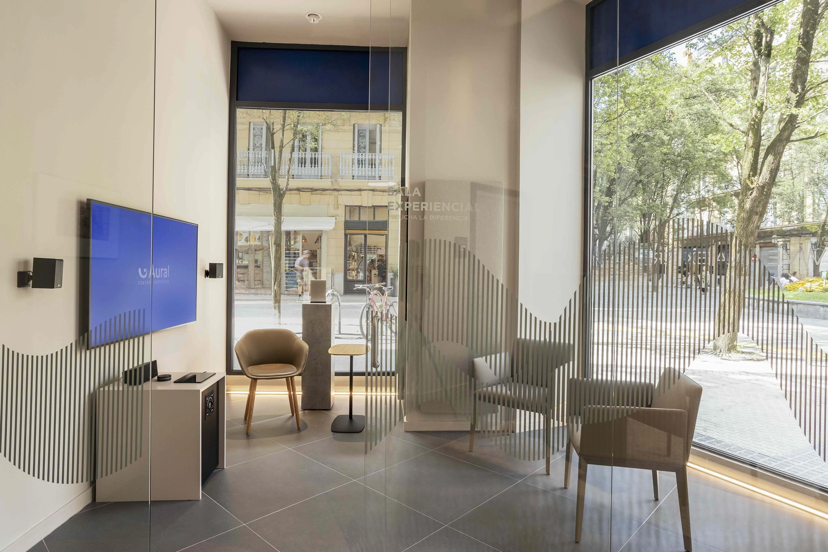 Sala experiencial en el nuevo centro.